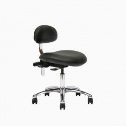 6161C Assistant's Deluxe Stool With Back 