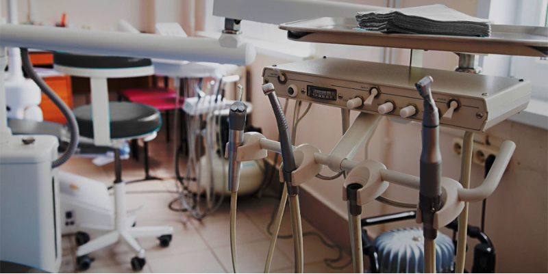 Dental compressors used in modern dental clinics.