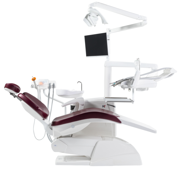 Miglionico NT & NG dental chair with hanging hose delivery system