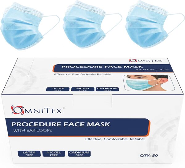 Type II Face Mask with Ear Loops (Box of 50)