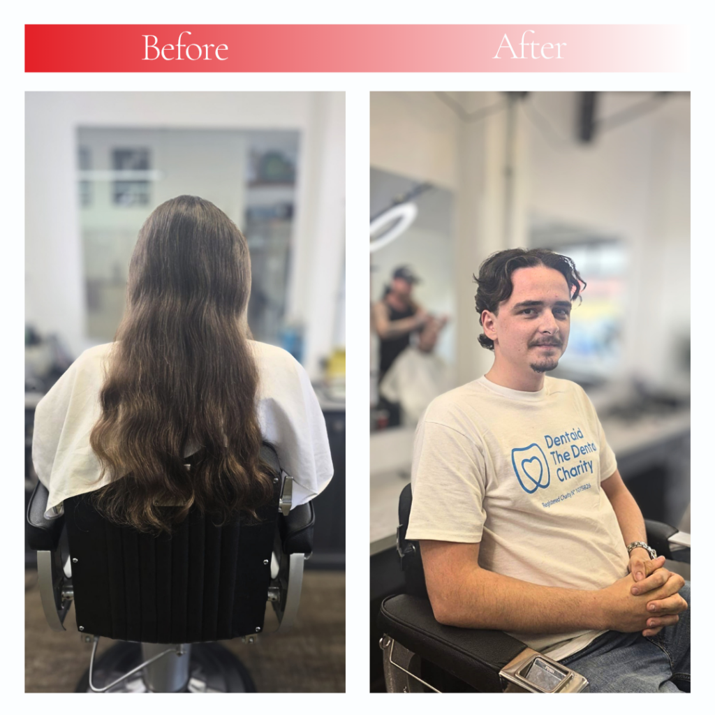 Chairty Haircut by Felix for Dentaid the Dental Charity 