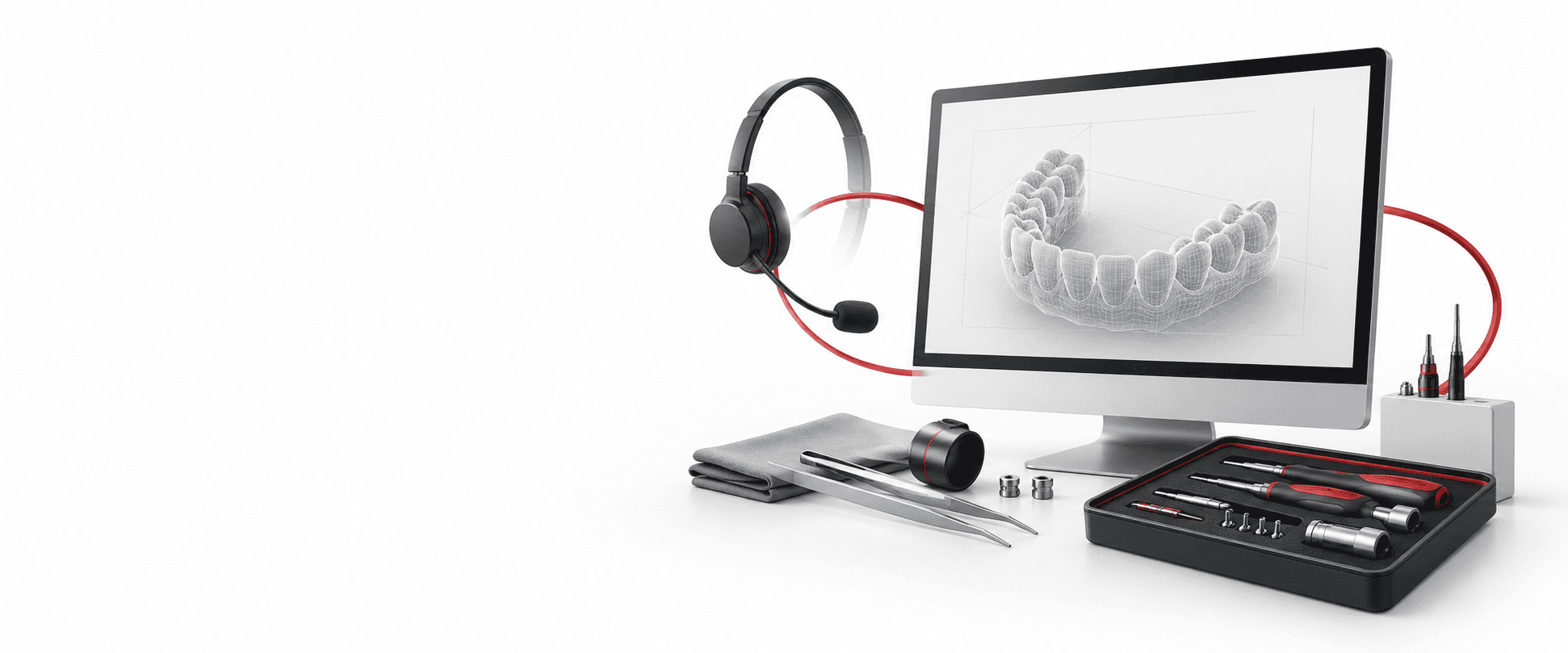 Illustration of remote digital imaging support and engineering tools